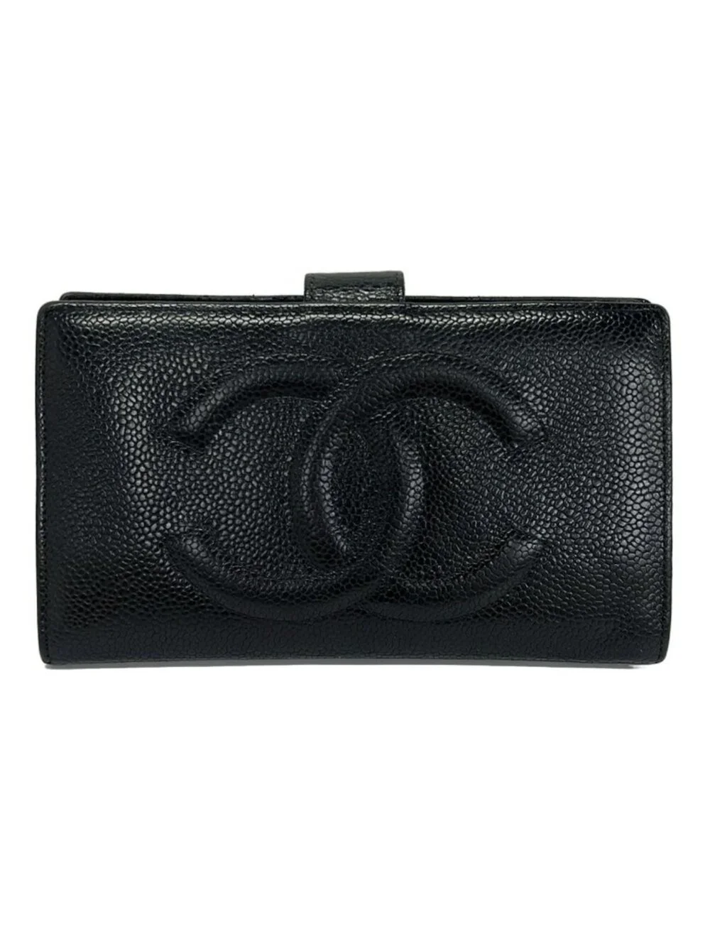 Chanel Wallet Black CC Logo